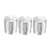 sourcing map 3Pcs 16x14mm Aluminum Alloy Potentiometer Rotary Knob,for 6mm Diameter Shaft Guitar Volume Knob.
