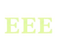 sourcing map 3Pcs 2" Glow in The Dark Alphabet Letter Sticker Wall Ceiling Decor Sticker Letter E Adhesive Glowing Sticker for Ceiling, Wall Decorations, Room Decor