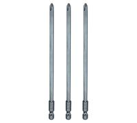 sourcing map 3pcs #2 Phillips Screwdriver Bit PH2 1/4" Hex Shank 6" (150mm) Long 0.2" Rod Magnetic Cross Head Drill Bits S2 Steel Industrial Screw Driver Bit for Electric Power Tools, Blue