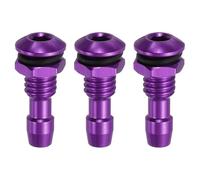 sourcing map 3Pcs 20mm M6 RC Boat Water Nipple Water Outlet Nozzle Aluminium Alloy Cooling Tube Extension for RC Boat Motor Cooling System Kit Purple