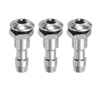 sourcing map 3Pcs 20mm M6 RC Boat Water Nipple Water Outlet Nozzle Aluminium Alloy Cooling Tube Extension for RC Boat Motor Cooling System Kit Silver