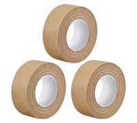 sourcing map 3Pcs 25mm 1 inch Wide 20m 21 Yards Masking Tape Painters Tape Rolls Brown