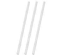 sourcing map 3pcs 304 Stainless Steel Round Rods, 5/16" Dia x 10" Length Stainless Steel Metal Solid Shaft Rod Bar for Industry Use Metal Working Hobbies DIY Craft, Silver