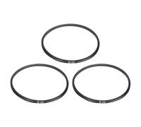 sourcing map 3Pcs 3L245 Classic Wrapped Rubber V-Belt, 24"(622mm) Outside Circumference, 3L Profile V Belt 3/8" Width 7/32" Height