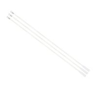 sourcing map 3Pcs 40" Blinds Wand Replacement, PVC Blinds Tilt Wand with Hook and Grip, Vertical Blinds Rod Stick for Window Curtain Opener Accessory, White