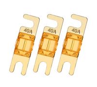 sourcing map 3pcs 40A 125V Mini ANL Fuse Replacement Electrical Protection Electronics Blade Fuse for Automotive Marine Audio Video System