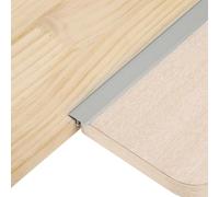 sourcing map 3Pcs 4ft x 0.79" T Molding Floor Transition Strips, Aluminium Alloy Vinyl Flooring Gap Trim for Joining Laminate Planks Tiles Floor Gaps, Light Brown