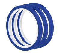 sourcing map 3pcs 6mm x 33 Meters Graphic Tape Whiteboard Grid Marking Tape Pinstripe Chart Line, Blue