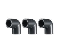 sourcing map 3pcs 90 Degree Elbow PVC Pipe Fittings 1/2" 2 Way Furniture Grade PVC Corner Connectors Angle Elbow Side Outlet for Sewer Plumbing Drain Pipe Water Supplies Build Garden