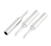 sourcing map 3Pcs 900M-T-2C 60W 2mm Width Bevel Soldering Solder Iron Tip 43 x 6mm