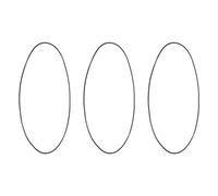 sourcing map 3Pcs A-168 Nitrile Rubber O-Rings, 7-1/4" ID 7-7/16" OD 3/32" Width Round Seal Rings Gasket for Lighter Repair Flashlight Lens Faucet Seal Repair Air Machine Plumbing Compressor