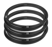 sourcing map 3pcs A98 or 4L1000 Classic Wrapped Rubber V-Belt, 98"(2500mm) Inside Circumference, A Profile V Belt
