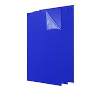 sourcing map 3Pcs Acrylic Sheets 12x6 Inch Acrylic Panel 1/8 Inch-3mm Plastic Board for Picture Frames Sign Holders DIY Display Projects Craft, Dark Blue