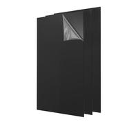 sourcing map 3Pcs Acrylic Sheets 12x6 Inch Acrylic Panel 1/8 Inch-3mm Plastic Board for Picture Frames Sign Holders DIY Display Projects Craft, Black