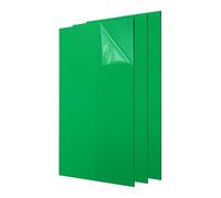 sourcing map 3Pcs Acrylic Sheets 12x6 Inch Acrylic Panel 1/8 Inch-3mm Plastic Board for Picture Frames Sign Holders DIY Display Projects Craft, Green