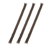 sourcing map 3Pcs Adjustable Elastic Straps, 8.7"-15.6" Adjustable Sofa Covers Band, Slipcover Holder Strap for Sofa Recliner Couch, Coffee