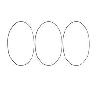 sourcing map 3Pcs AS-272 Nitrile Rubber O-Rings, 9-1/2" ID, 9-3/4" OD, 1/8" Width Round Seal Rings Gasket for Automotive Machine Faucet Seal Repair Plumbing Compressor, 70 Durometer, Black