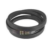 sourcing map 3Pcs B48 Classic Wrapped V-Belt, 51" Outside Circumference