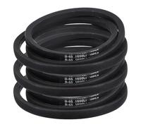 sourcing map 3Pcs B65 Classic Wrapped V-Belt, 68" Outside Circumference
