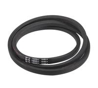 sourcing map 3Pcs B75 Classic Wrapped V-Belt, 78" Outside Circumference | Black Wrapped Industrial Rubber V-Belt,B Profile V-Belt,for Industrial Machinery Equipment