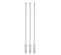 sourcing map 3pcs Ball End Hex Screwdriver Bit H2 (2mm) Head 1/4" Hex Shank 150mm (6") Long Magnetic S2 Steel Metric Screw Driver Drill Bit Wrench Socket Power Tool