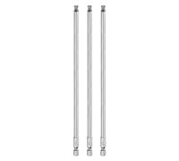 sourcing map 3pcs Ball End Hex Screwdriver Bit Set 5mm (H5.0) Size 1/4" Hex Shank 200mm (8") Long Magnetic Ball Head Bits S2 Steel Metric Screw Driver Bit