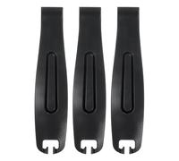 sourcing map 3pcs Bicycle Tire Levers Ultra-Strong & Lightweight POM Tire Removal Tool Non-Slip Grip for Road Mountain Gravel Bikes, Black