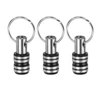 sourcing map 3PCS Bit Holder 1/4" Hex Shank Portable Aluminum Alloy Quick Change Screwdriver Drill Bits Holder Tool for Impact Driver Extension Bar, Black