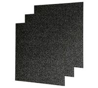 sourcing map 3Pcs Black Glitter Acrylic Sheets 1/8" Thickness 8" x 8" Glossy PMMA Fluorescent Plastic Sheets Extruded Translucent Blanks for DIY Art Crafting Laser Cutting & Engraving