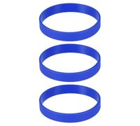 sourcing map 3Pcs Bracelets Wristbands 1/2 Inch Width 8.5" Length for Sports Club, Group Games, Party Favors Fashion Party Sports Accessories, Plain Solid Color Wristbands, Blue