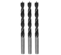 sourcing map 3pcs Brad Point Drill Bits 7mm(9/32") Dia Straight Round Shank Drill Metric Brad Point 2.76" Drilling Depth Spiral Twist Drill Bits for Carpenter Woodworking Plastic Rubber