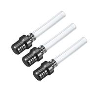 sourcing map 3pcs Breather Hose Gas Fuel Tank Cap 2 Way Vent Hose Tube for Dirt Bike Motorized Bicycle Black