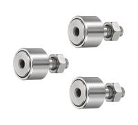 sourcing map 3Pcs Cam Follower Track Runner Bearings CF5/KRV13 X Needle Roller Stud Track Bearing, 13mm Roller Diameter, M5 Stud Type for Machine Tool Guide Rail (Hexagon Socket)