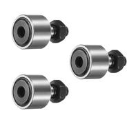 sourcing map 3Pcs Cam Follower Track Runner Bearings CF6/KR16 PPX Chrome Steel Needle Roller Stud Track Bearing, 16mm Roller Dia, M6 Stud Type for Machine Tool Guide Rail, (Hexagon Socket)