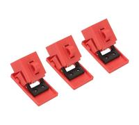 sourcing map 3pcs Circuit Breaker Lockout Clamp-on Industrial Grade Miniature Loto Device Breaker Switch for Electrical Single Pole Breaker Lockout