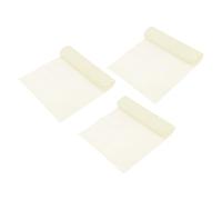 sourcing map 3Pcs Crepe Paper Roll, 98 x 10 Inch Wide 70g Crepe Sheets Streamer Flower for DIY Gift Flower Wrapping Crafts Birthday Wedding, White