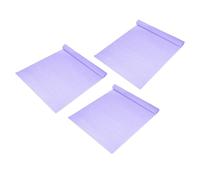 sourcing map 3Pcs Crepe Paper Roll, 98 x 19 Inch Wide 140g Thickened Crepe Sheets Streamer Flower for DIY Gift Flower Wrapping Crafts Birthday Wedding, Light Purple