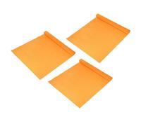 sourcing map 3Pcs Crepe Paper Roll, 98 x 19 Inch Wide 140g Thickened Crepe Sheets Streamer Flower for DIY Gift Flower Wrapping Crafts Birthday Wedding, Orange