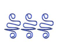sourcing map 3Pcs Crochet Ring Adjustable Crochet Tension Handmade Yarn Open Finger Ring for Mother Grandma Crocheting Knitting Supplies, Dark Blue