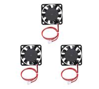 sourcing map 3Pcs DC 12V 4010 3D Printer Cooling Fan, Mini Brushless Fan with A1-Type 2.54mm Positive Terminals Hydraulic Bearing 8000 RPM for Heat Sink Cooling