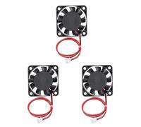 sourcing map 3Pcs DC 24V 4010 3D Printer Cooling Fan, 8000 RPM | Mini Brushless Fan with A1-Type 2.54mm Positive Terminals Hydraulic Bearing,for Heat Sink Cooling