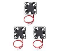 sourcing map 3Pcs DC 5V 4010 3D Printer Cooling Fan, 8000 RPM | Mini Brushless Fan with A1-Type 2.54mm Positive Terminals Hydraulic Bearing, for Heat Sink Cooling