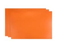 sourcing map 3Pcs Dry Erase Magnetic Strip 11.7" x 8" Magnetic Sheet Labels Stickers Writable Orange for Whiteboards Refrigerator and Crafts Reusable Strips