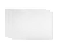 sourcing map 3Pcs Dry Erase Magnetic Strip 11.7" x 8" Magnetic Sheet Labels Stickers Writable White for Whiteboards Refrigerator and Crafts Reusable Strips