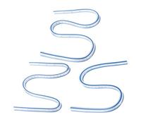 sourcing map 3pcs Flexible Curve Ruler 400mm&500mm&600mm Metric and Inch Double Side Bendable Curve Plastic Graduated Rulers for Engineering Drawing Design Graphics Garment, Blue White