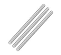 sourcing map 3Pcs Fully Threaded Rod, M12 x 200mm 304 Stainless Steel Right Hand Thread Bar Studs M12-1.75 Thread Pitch for Furniture Machinery Assembly