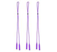 sourcing map 3pcs Glasses Strap Adjustable Eyeglasses Strap Silicone Sunglasses Holder Strap Eyewear Retainer Lanyards String for Men Women Children, Purple