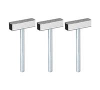sourcing map 3pcs Grinding Wheel Dressers 80 Grit Diamond Grinding Wheel Stone Dressing Tools with Flat Diamond Coated Surface for Grinding Truing Deburring Wheels, Silver