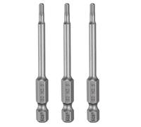 sourcing map 3pcs H2.5 Hex Head Drill Bit Wrench 2.5mm Metric Flat Tip 1/4" Hex Shank 75mm (3") Long Magnetic Hexagonal Screw Driver Socket Industrial Screwdriver Power Bits