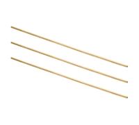 sourcing map 3Pcs H62 Brass Round Tube, 2.5mm OD 0.5mm Wall Thickness 200mm Length Seamless Precision Straight Pipe Tubing for DIY Projects Crafts Gardening Industry Precision Applications